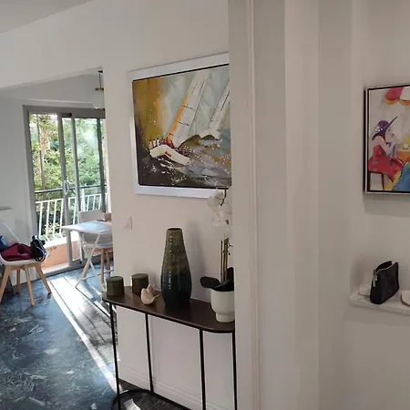 Brand New 2 Bdr In With Ac And Sea View 度假居 昂蒂布